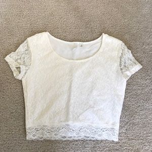 Nordstrom Lace Crop Top